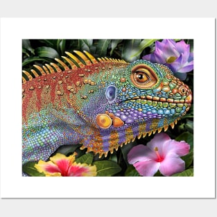 Iguana Posters and Art